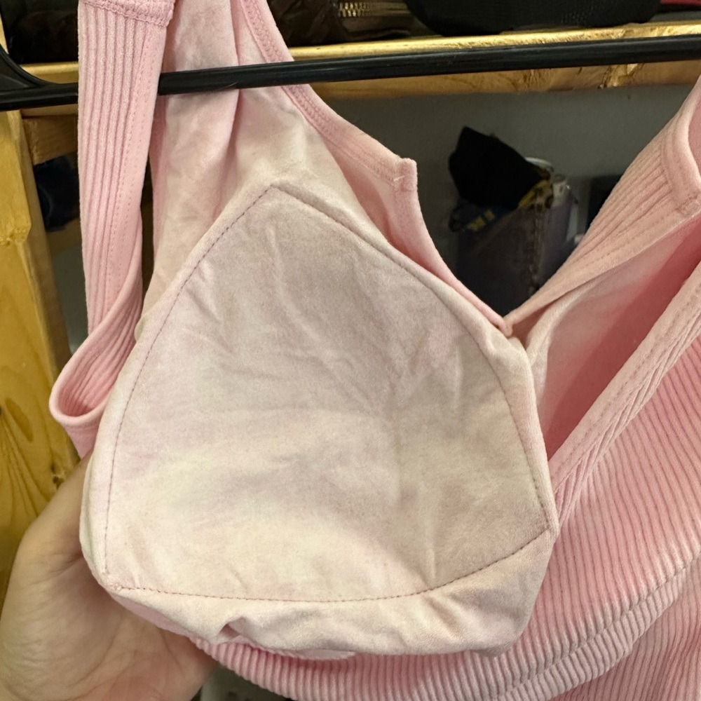 Altar'd State Pink Ribbed Tank Top - Picture 7 of 7